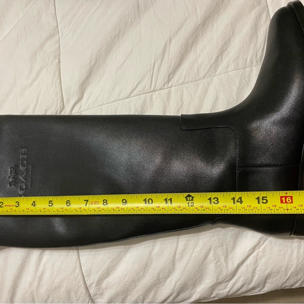 Coach Black stylish boots. New!!! - Picture 6 of 7